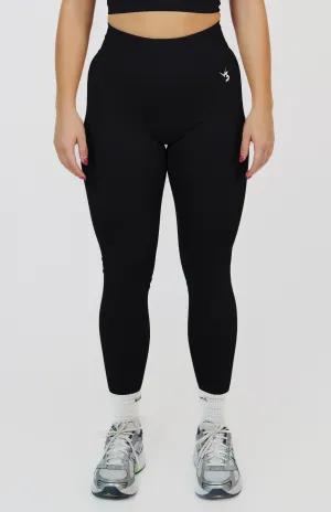 Airport Travel For Men Form Seamless Scrunch Leggings - Black