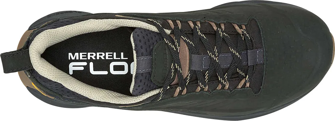 Merrell Moab Speed 2 Leather Waterproof Womens Walking Shoes - Black Waterproof Outdoor Travel