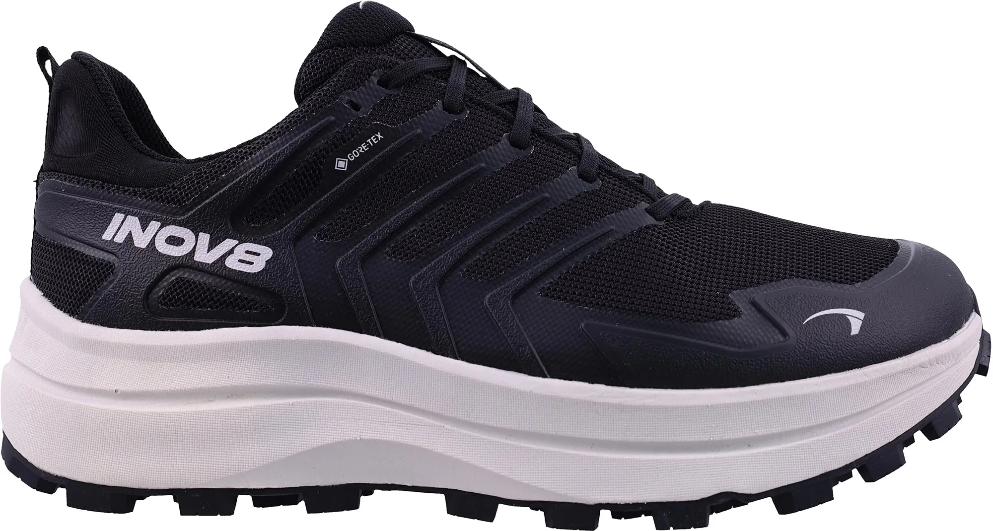 Harbor Mood Hill Tough Inov8 Roclite Max GORE-TEX WIDE FIT Womens Walking Shoes - Black