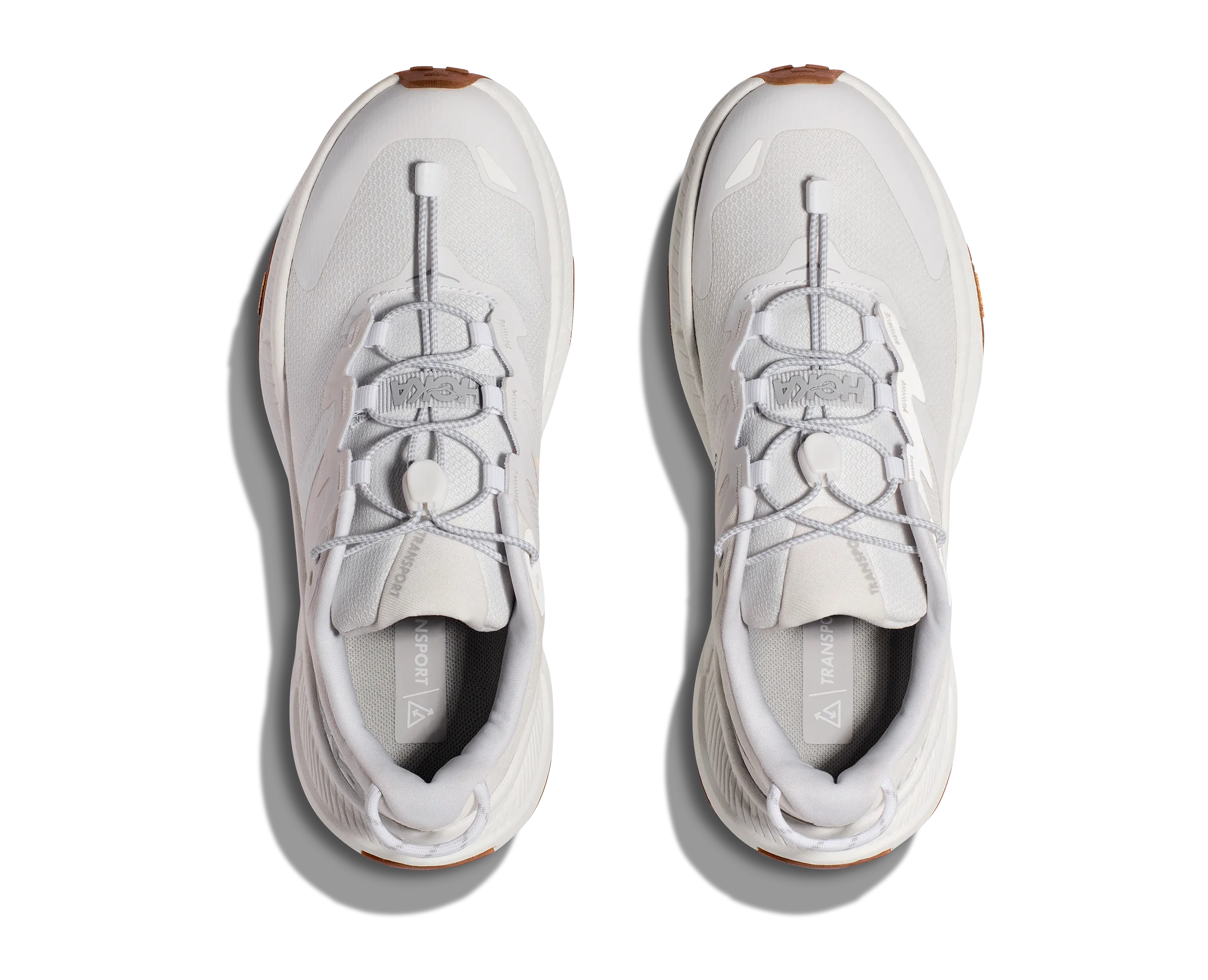 HOKA TRANSPORT WHITE Durable Traction Grip
