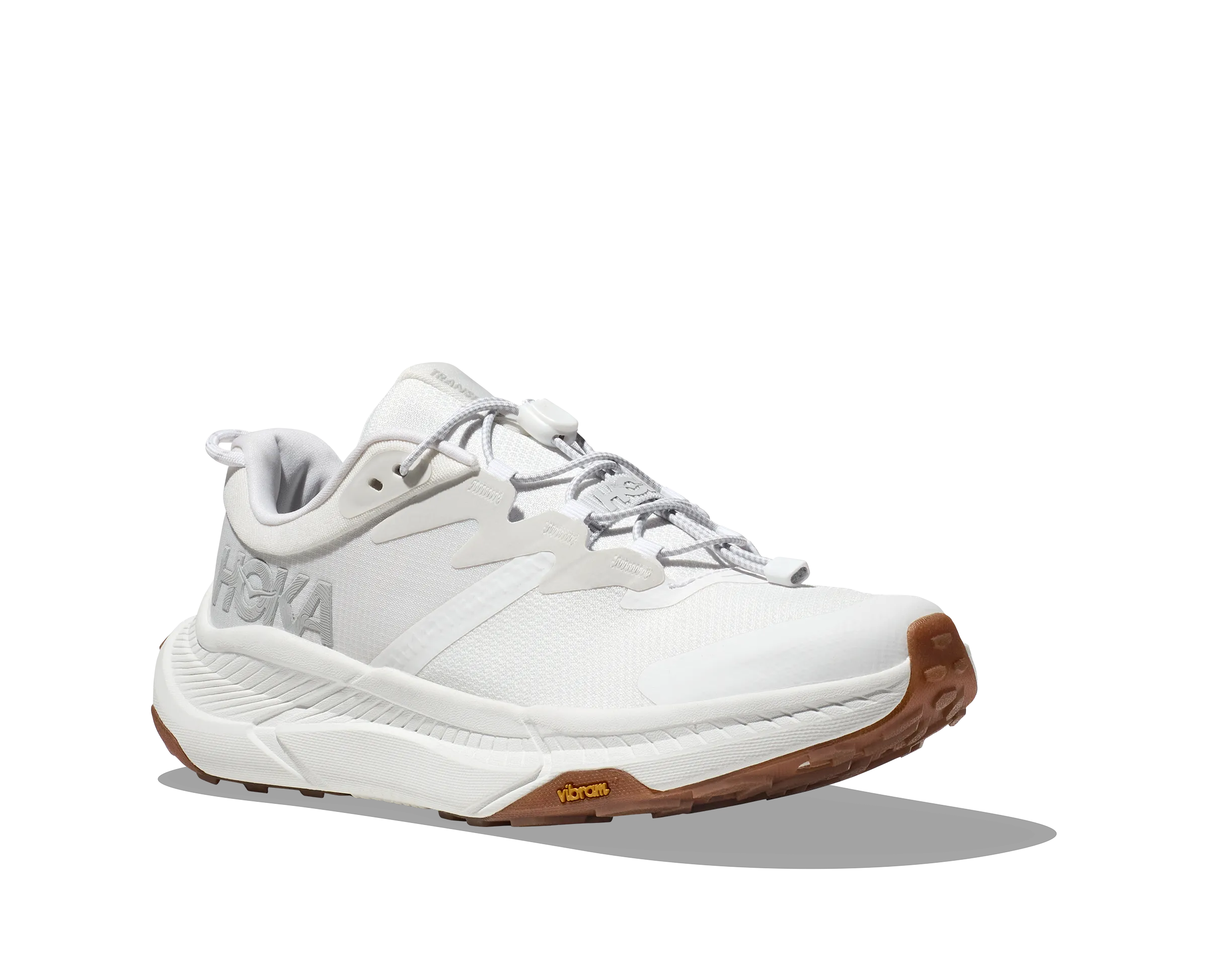 HOKA TRANSPORT WHITE lightweight - construction shoes rubber - sole shoes