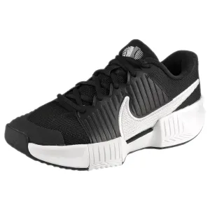 Stable Heel Counter Moisture Control Fabric Nike Women's Air Zoom GP Challenge Pro - Clay - Black/White