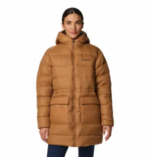 Insulated Jacket Columbia Women Brown Harmony Falls Mid Down Jacket