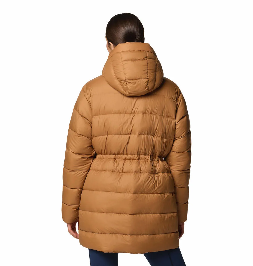 Double Layered Insulation Columbia Women Brown Harmony Falls Mid Down Jacket