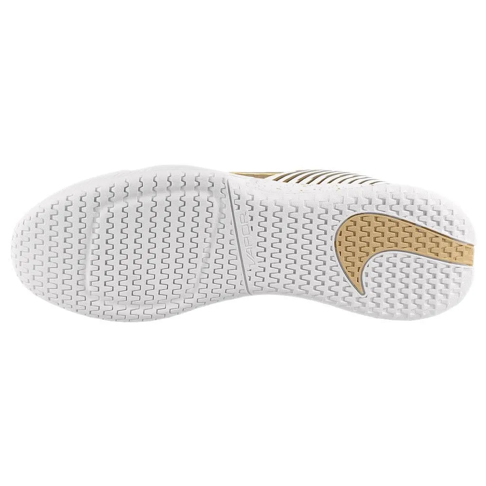 Nike Women's Air Zoom Vapor Pro 2 - Wimbledon - White/Metallic Gold Grain Stretch upper Grippy Tread