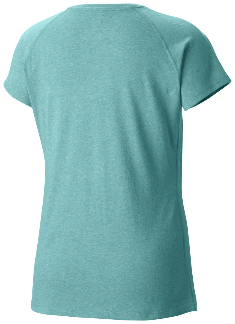 Columbia Women Green Silver Ridge Zero Short Sleeve Shirt Casual Layer Urban Fashion