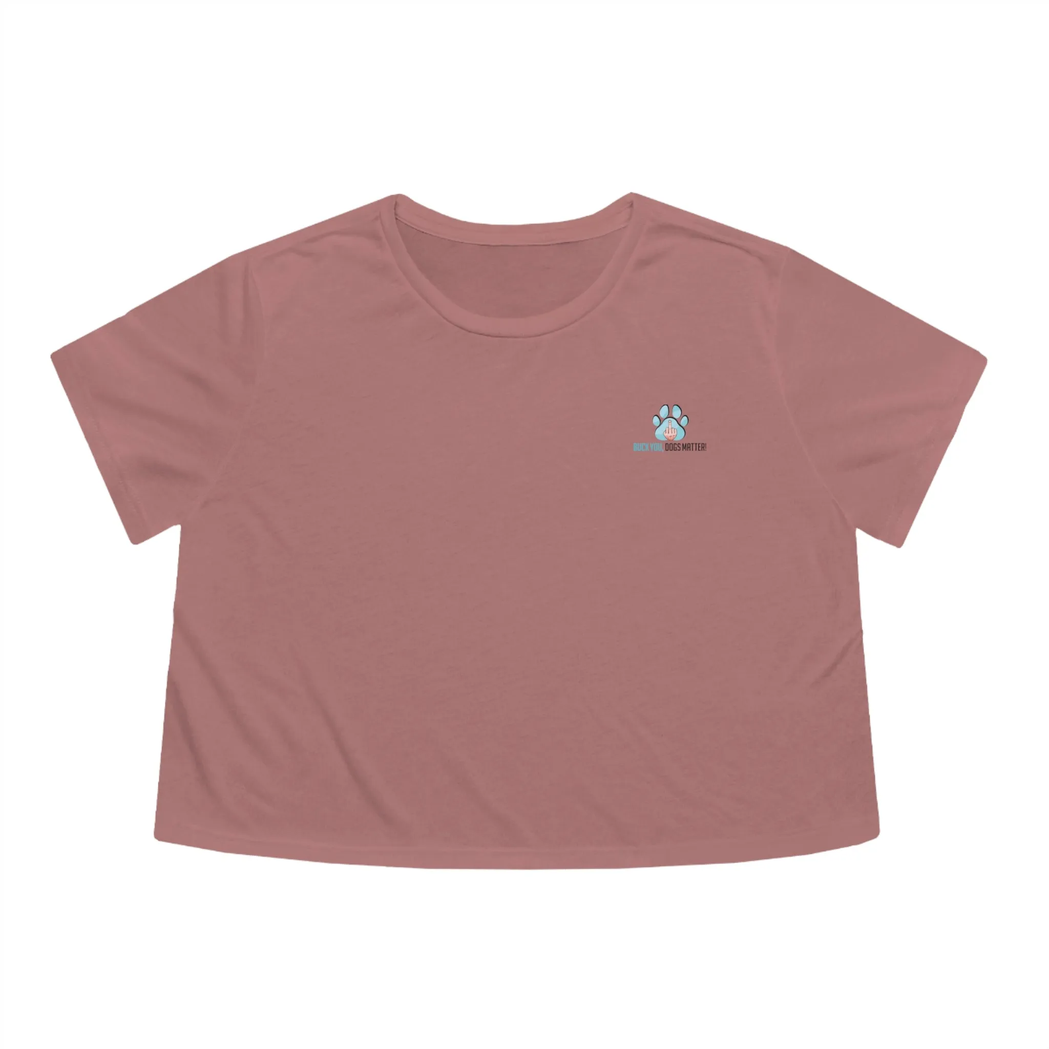 Women's Flowy Cropped Tee Comfortable Wear Easygoing Design