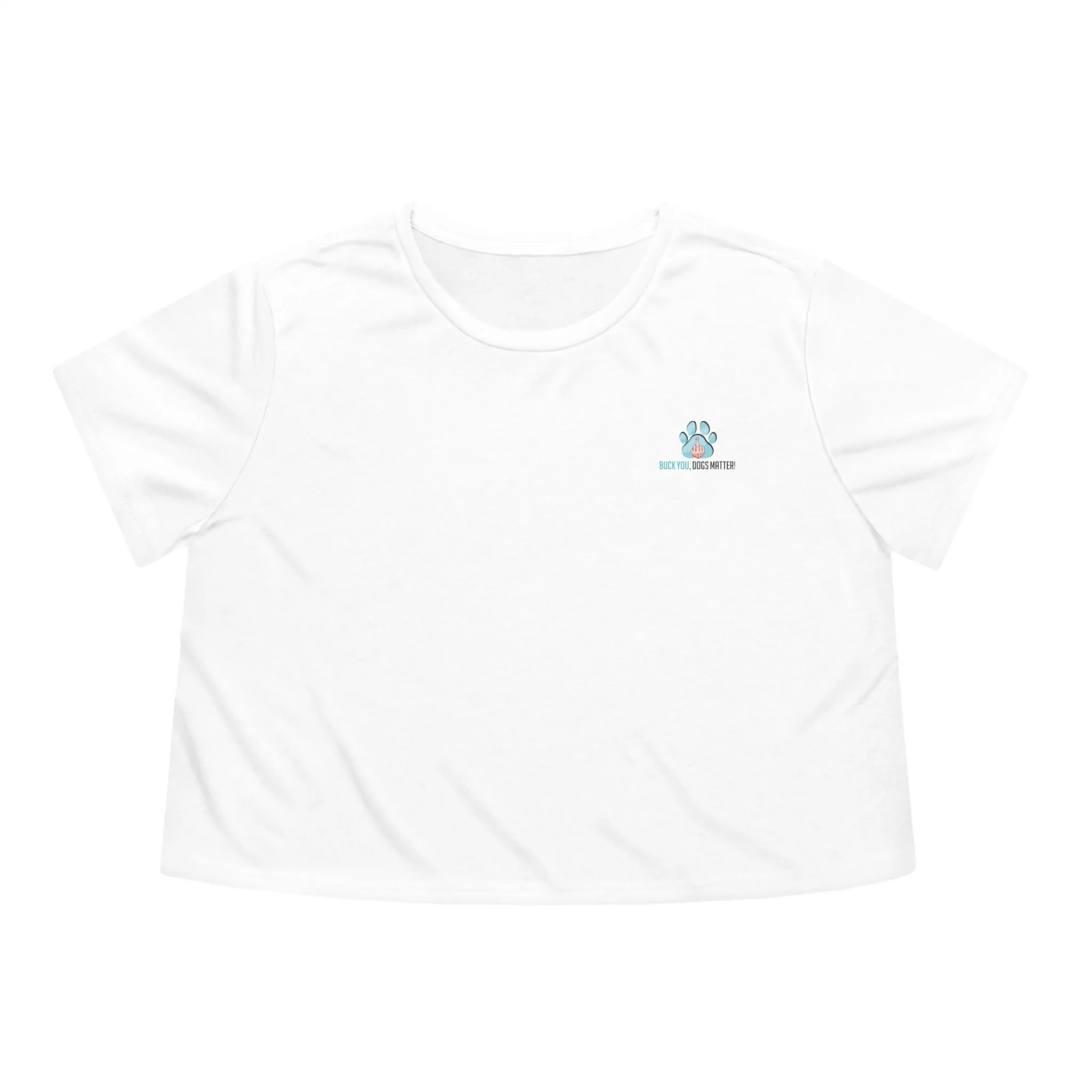 Women's Flowy Cropped Tee NoSideSeam