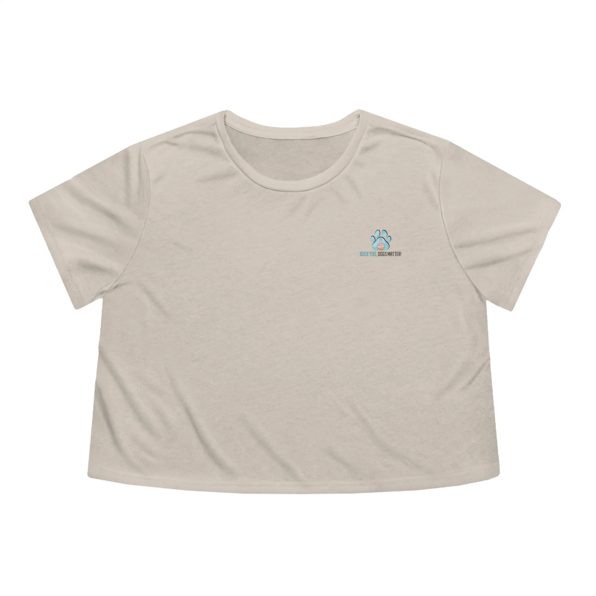Stretch Jersey Knit Autumn coziness Women's Flowy Cropped Tee