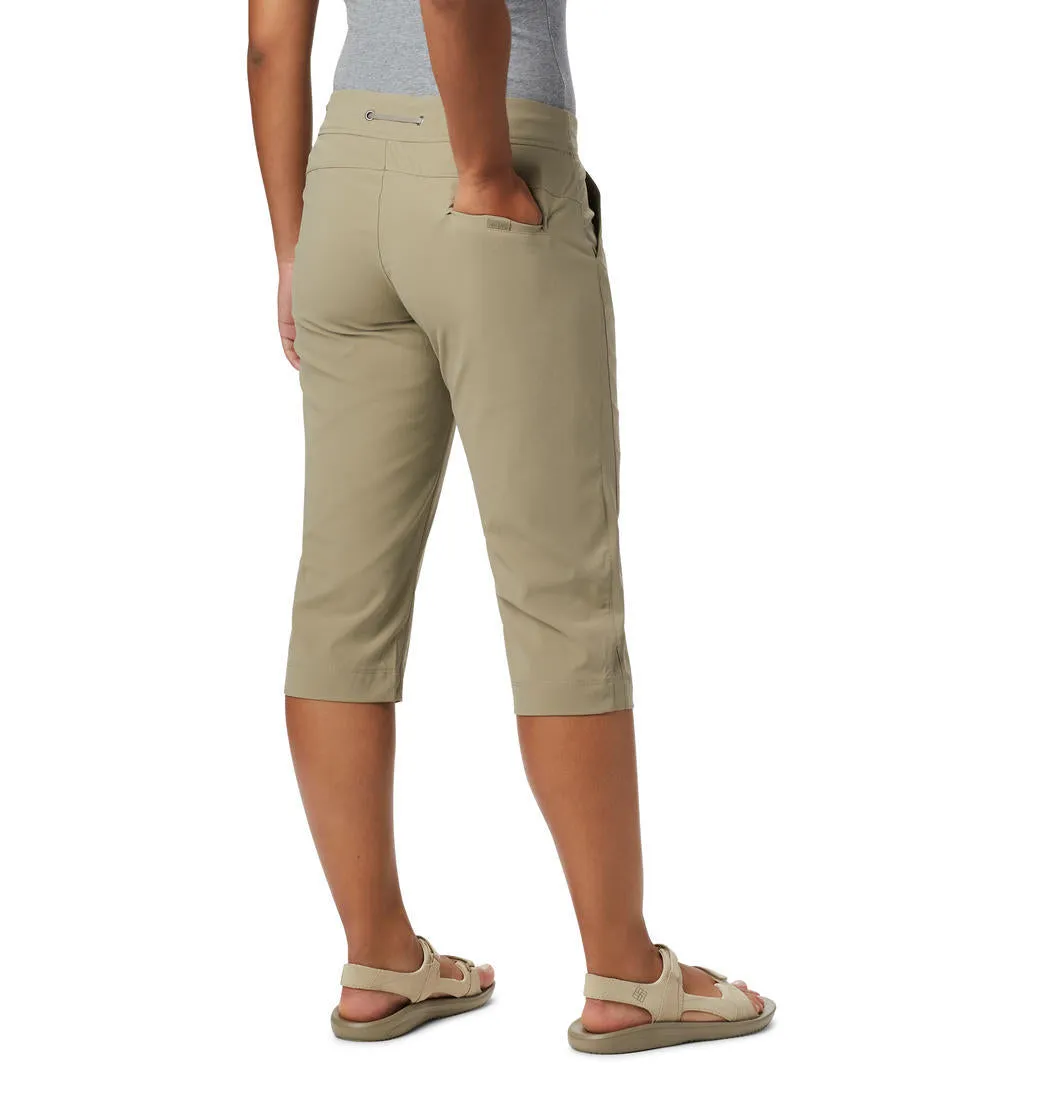 Layered Cuff Design Daywear Columbia Women Beige Anytime Outdoor Capri (Sun Protection)