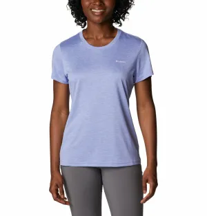 Cozy and Soft Fade Resistant Print Columbia Women Purple Columbia Hike SS Crew