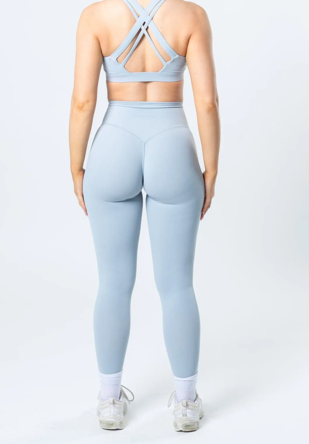 Mesh Panel Casual Wearer Daily Routine Budget Friendly RecStretch Original Sculptseam? Plus Legging Pearl Blue