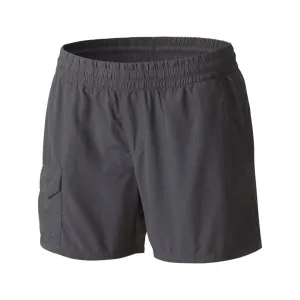 Columbia Women Black Silver Ridge Pull On Short (Sun Protection) Daily Comfort