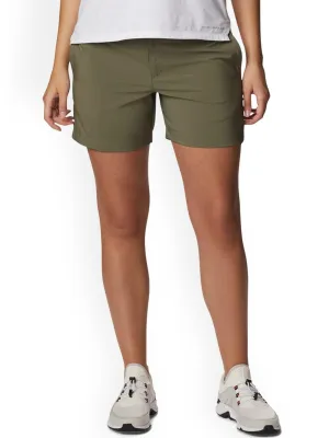 Warm Layers water sports use Columbia Women Green Silver Ridge Utility Short (Sun Protection)