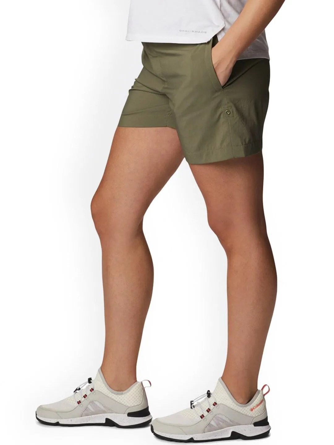 Columbia Women Green Silver Ridge Utility Short (Sun Protection) concert outfit