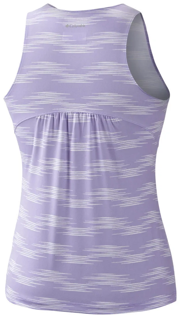 Collared Columbia Women Purple Siren Splash Print Tank Top