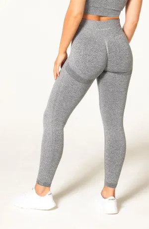 Define Seamless Scrunch Leggings - Grey Marl Wrinkle Resistant Outdoor Lover