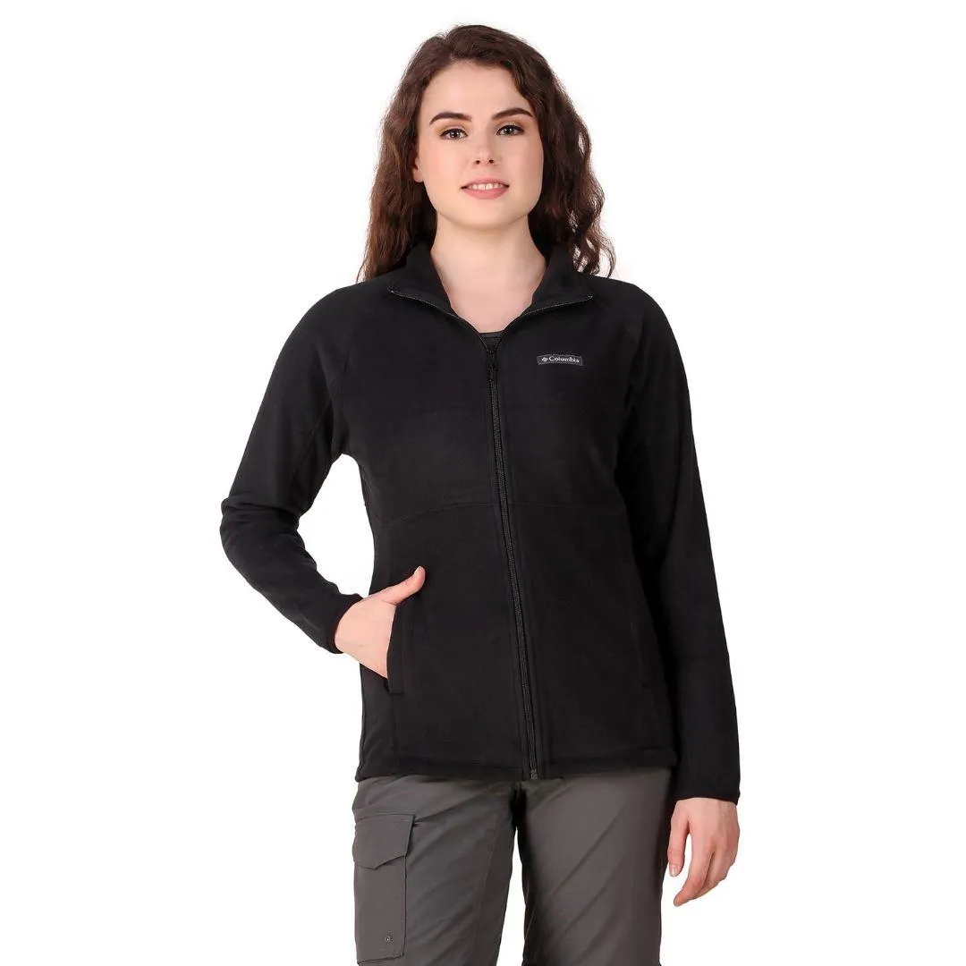 sunglasses Non Irritating Seams Columbia Women Black Basin Trail Fleece Full Zip