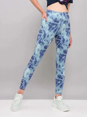 Casual Comfort Fit Athletic Comfort Wear Women Printed Slim Fit Tights with ELASTO PLUS