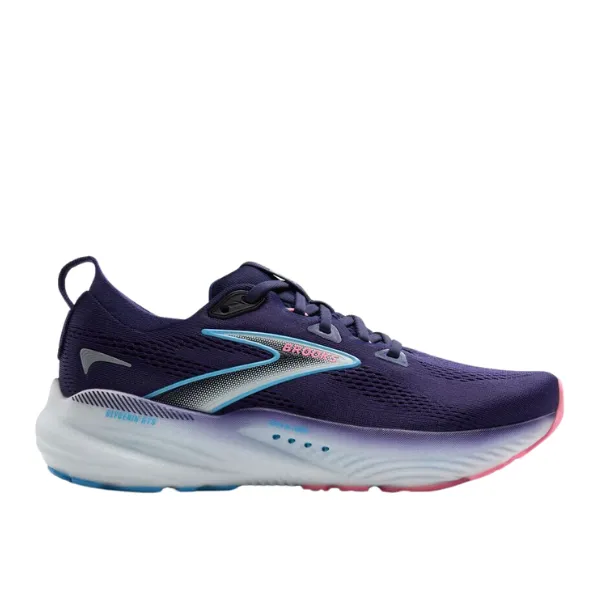 straight - away track running shoes for men Brooks Women's Glycerin GTS 22 Wide Blue/White