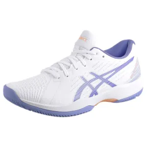Ergonomic Footbed Padding Asics Women's Solution Swift FF - White/Amethyst
