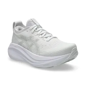 Women's Gel-Nimbus 27 White/Glacier Grey Yoga Base