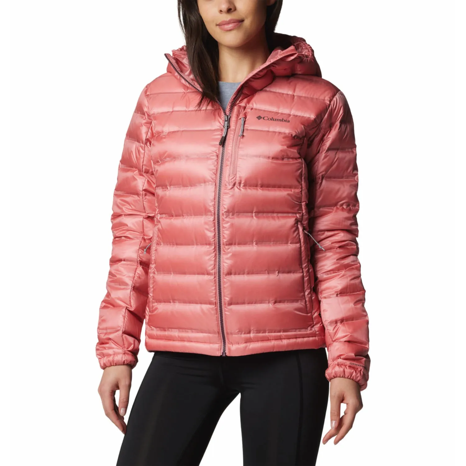 Fantasize Columbia Women Pink Pebble Peak II Down Hooded Jacket