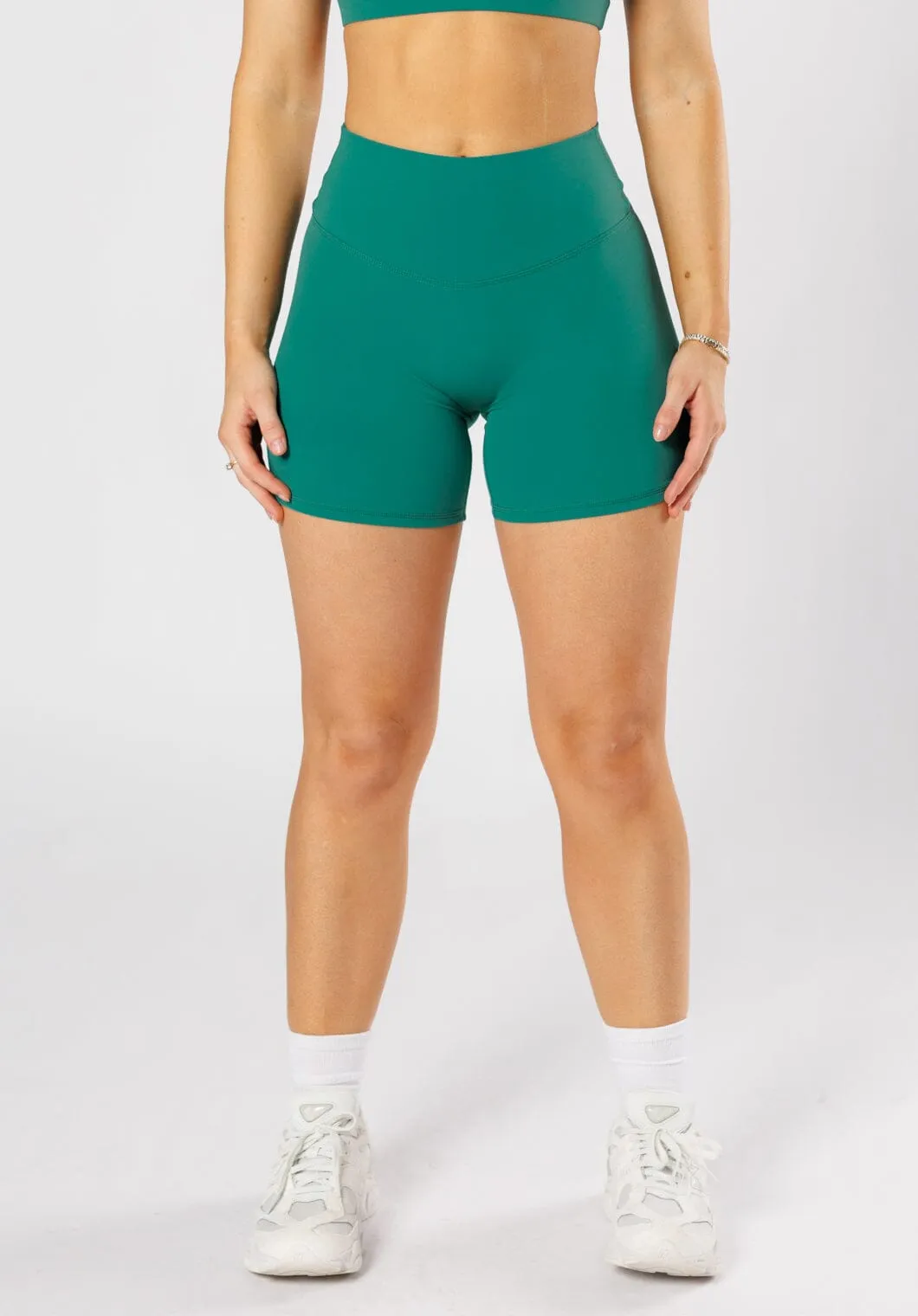 RecStretch? Original Sculptseam? Plus Short 6" Jaded Wrinkle-Resistant Fit Freedom