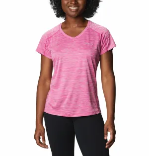 Playful Prints Light Fit Wear Columbia Women Red Zero Rules Short Sleeve Shirt (Sun Protection)