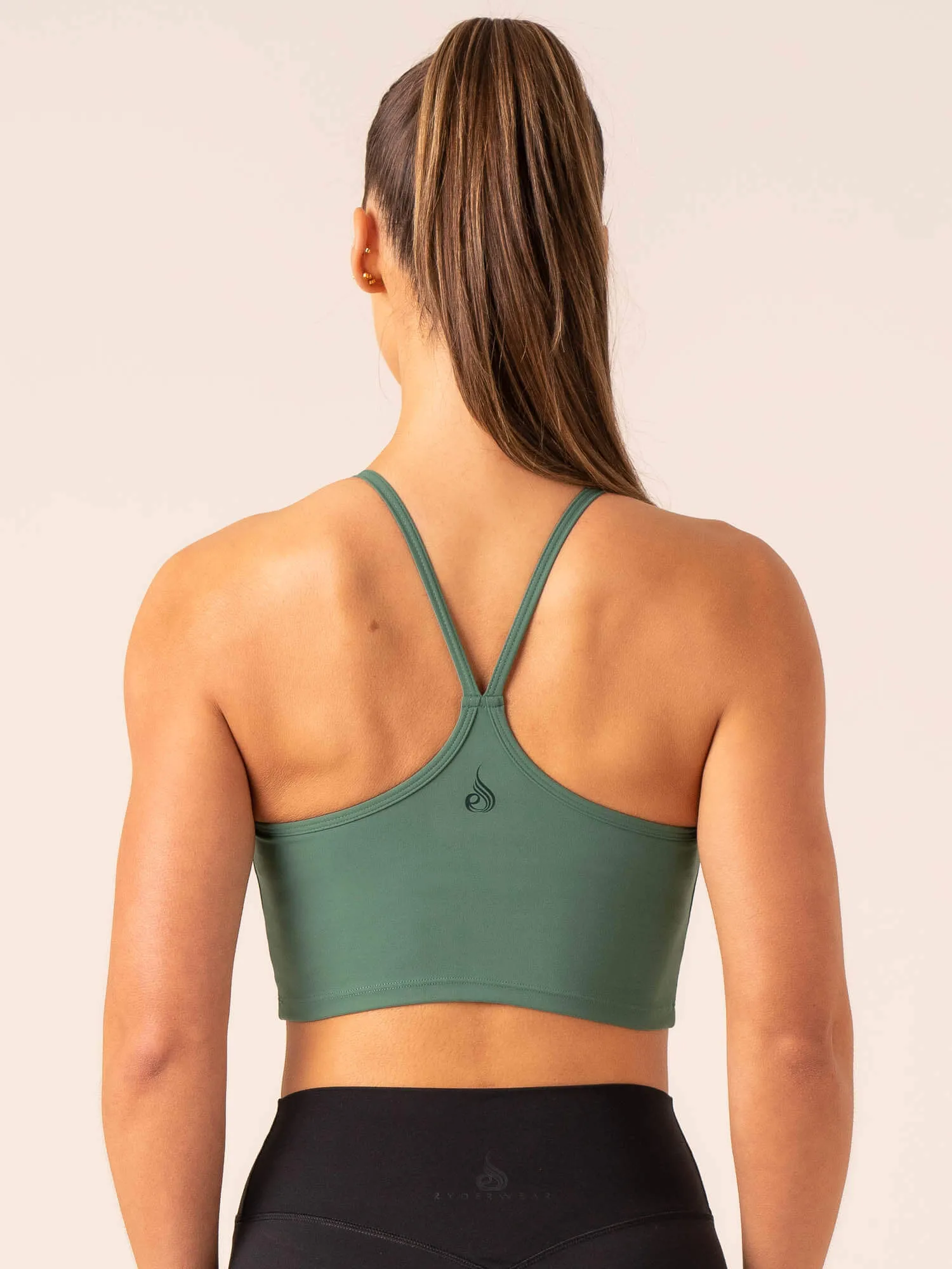 Comfort Fit Embody Compression Tank Bra - Dark Green