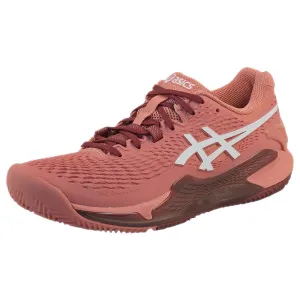 Asics Women's Gel-Resolution 9 - Clay - Light Garnet/White Stable Structure