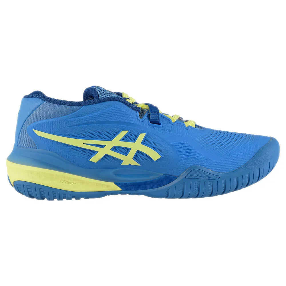Asics Women's Gel-Resolution X - Blue Coast/Huddle Yellow TPU Reinforcement
