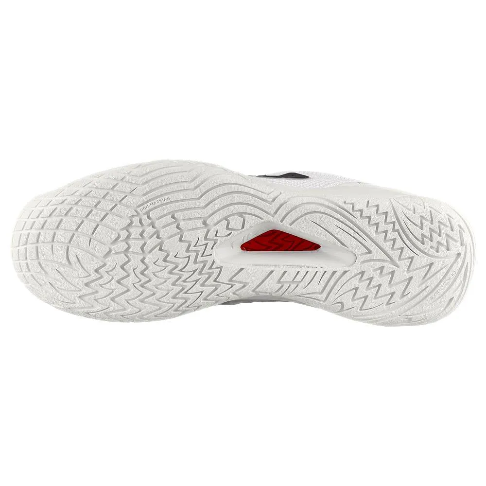 Fila Women's Axilus 3 - White/Fila Navy Compression Molded Midsoles Hyperflex Grooves