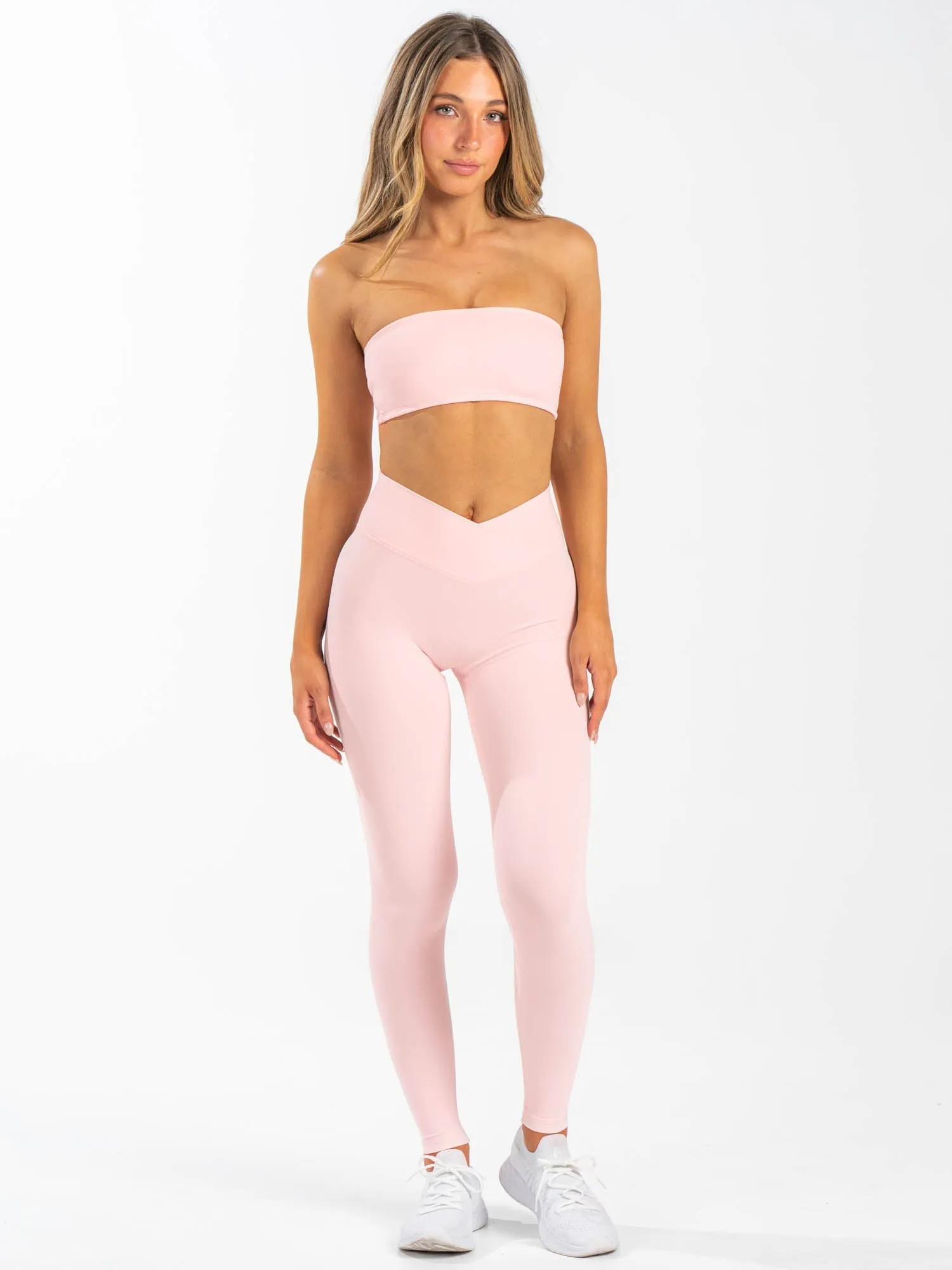 Backless Durable Support NKD Bandeau - Pink Musk