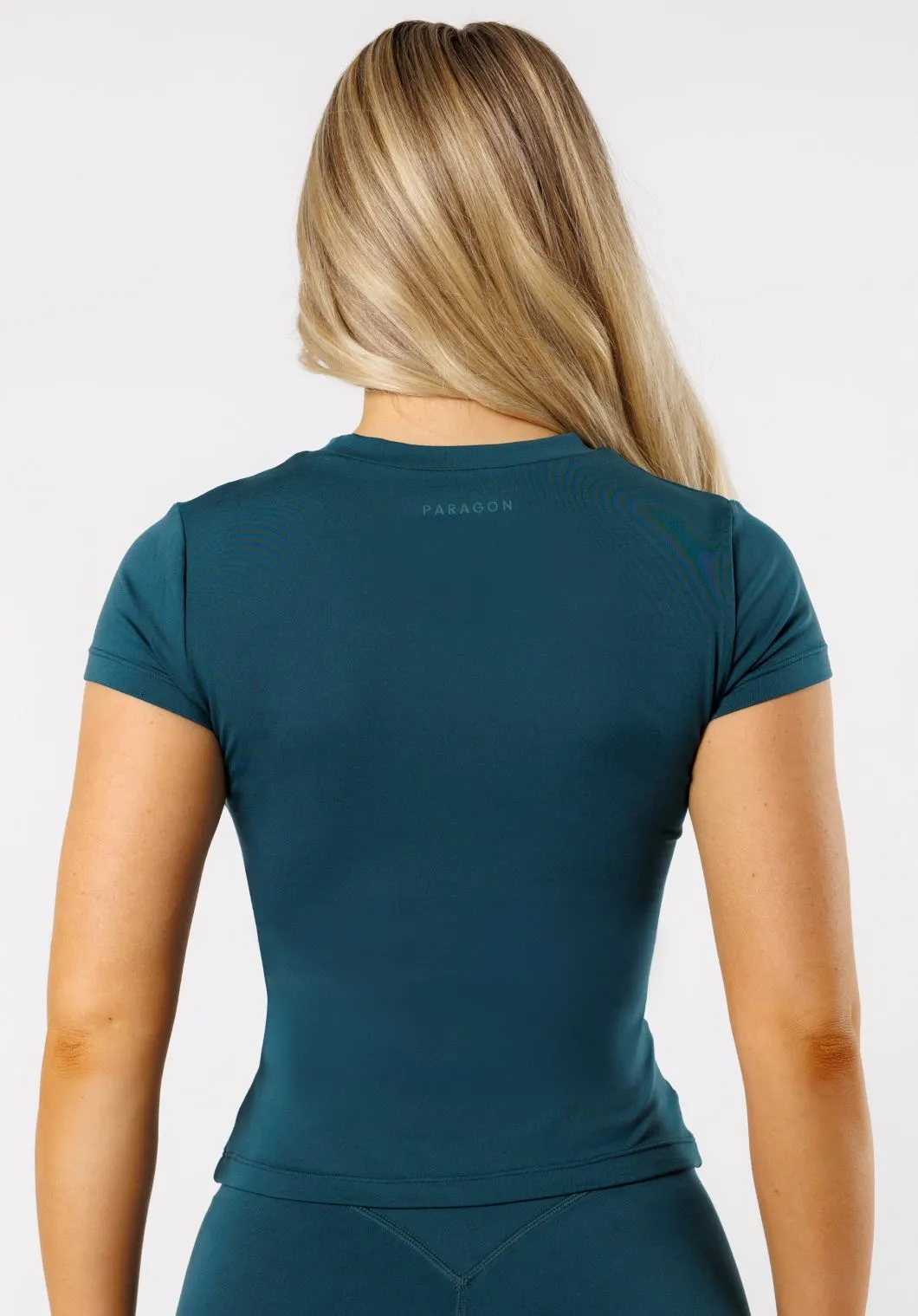 Water Based Ink Print Reluna? Full Length Short Sleeve Top Serpentine