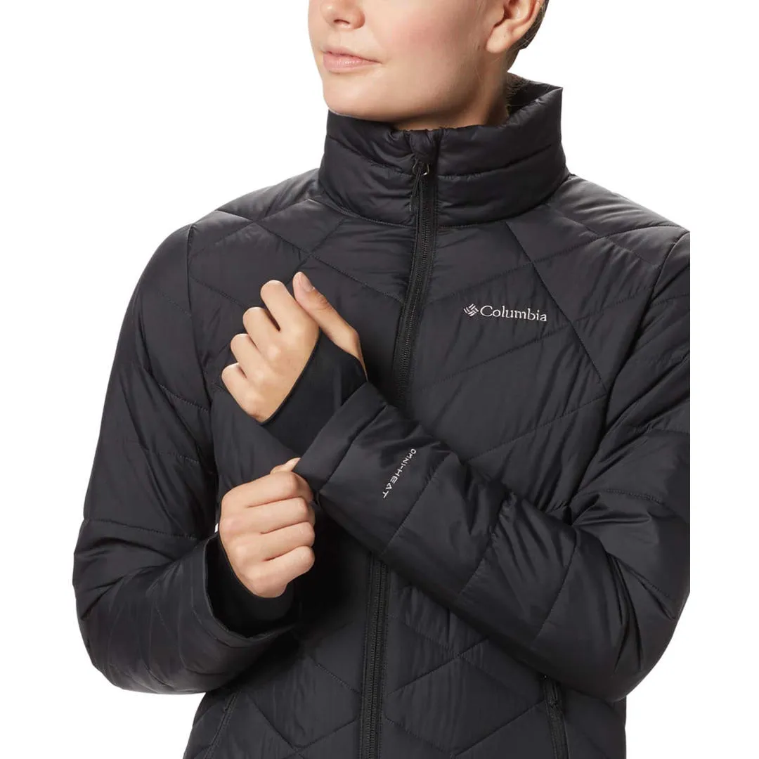 Durable Outer Layer City Streets Columbia Women Black Heavenly Jacket