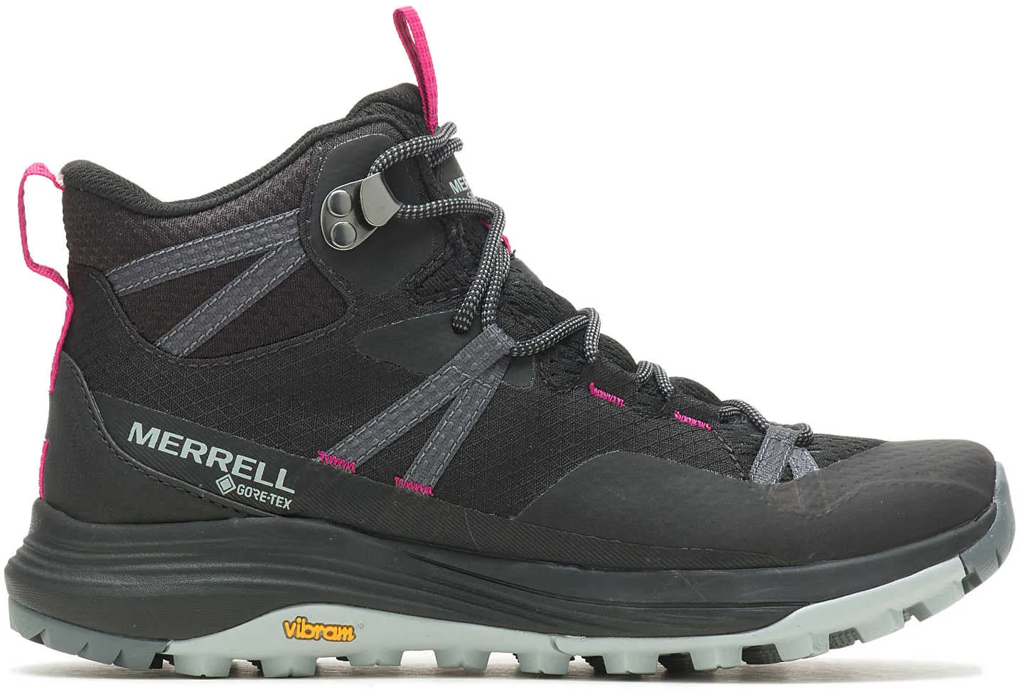 Merrell Siren 4 Mid GORE-TEX Womens Walking Boots - Black Breathable City Adventure