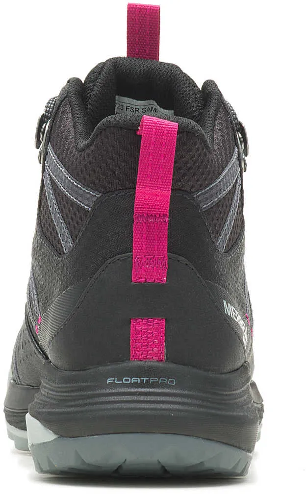 Energy Walk Merrell Siren 4 Mid GORE-TEX Womens Walking Boots - Black