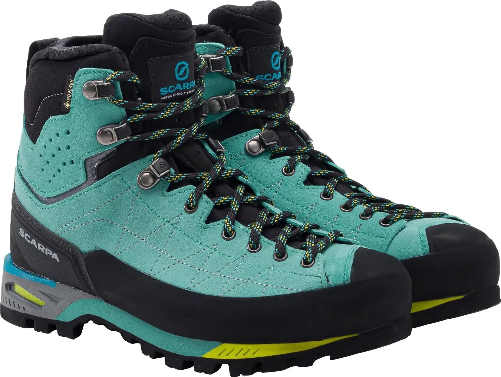 Scarpa Zodiac Tech GORE-TEX Womens Walking Boots - Green Energy Core Lightweight EVA Midsole