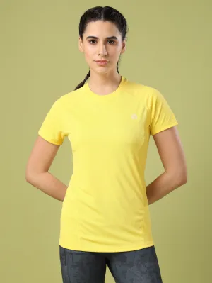 Women Solid Slim Fit Crew Neck T-shirt with TECHNO COOL High-End Quality Comfy Vibe