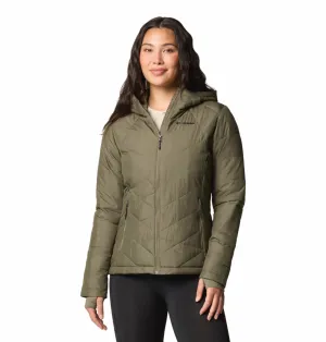Winter Protection Columbia Women Green Heavenly Hooded Jacket