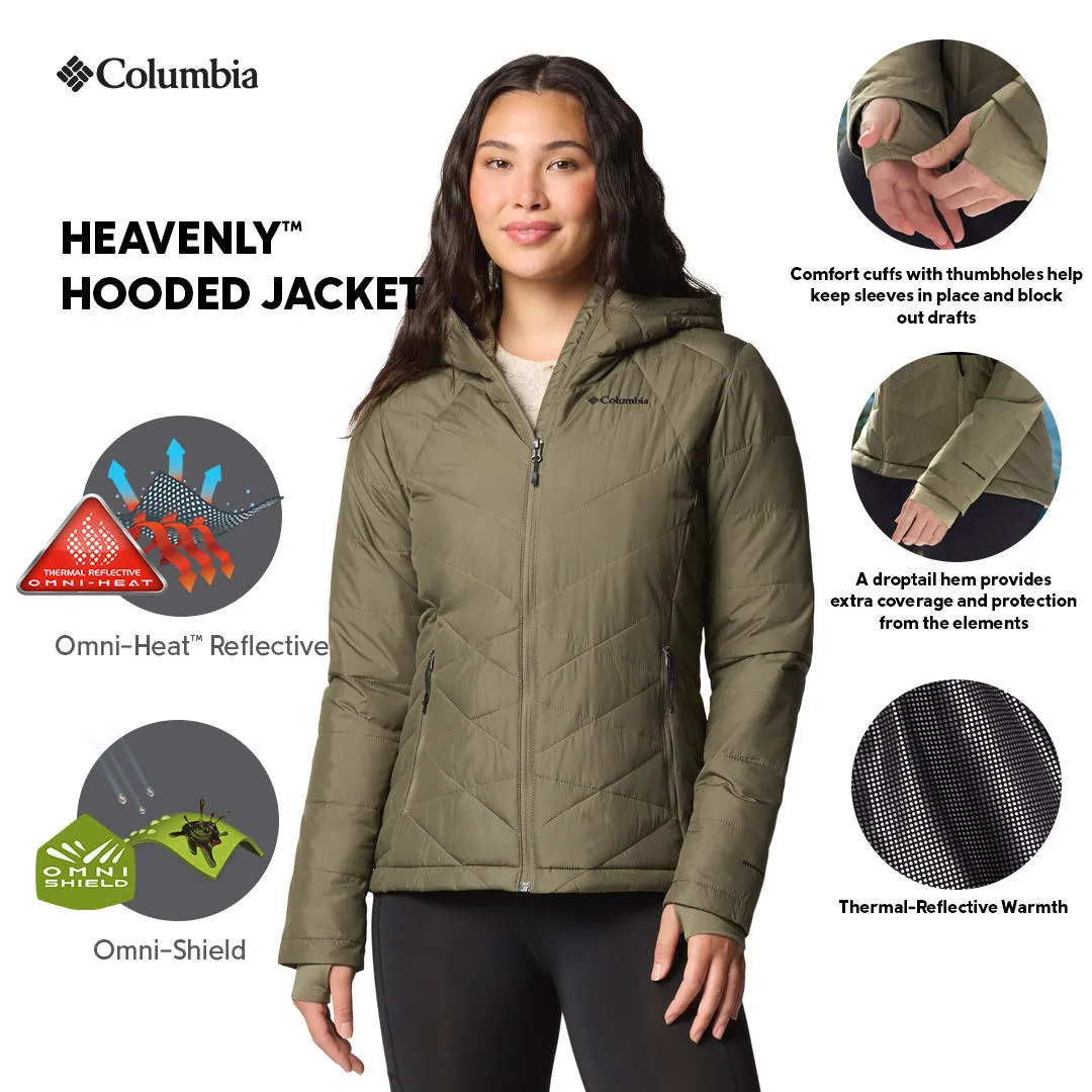 Trail Tested Columbia Women Green Heavenly Hooded Jacket