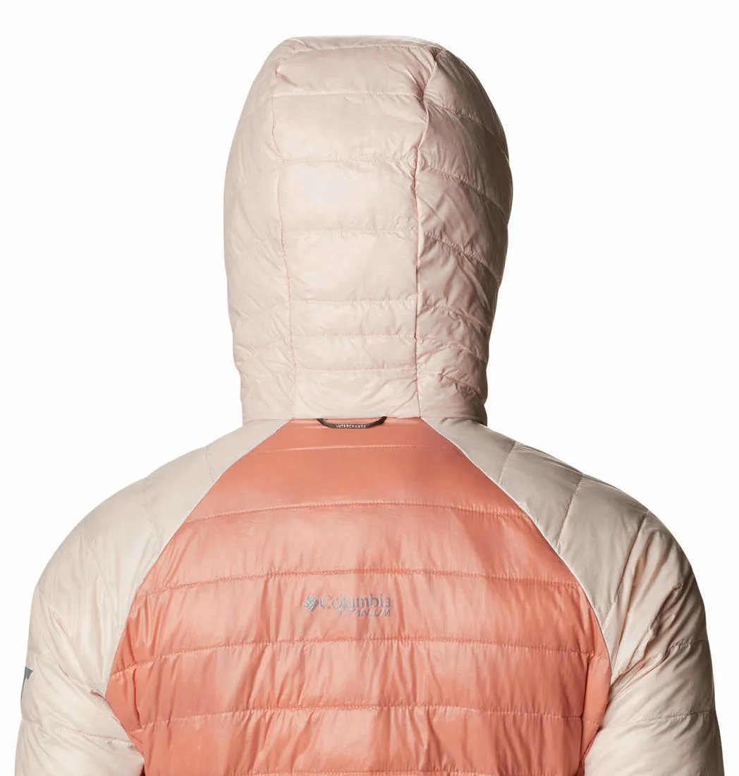 Columbia Women Red Platinum Peak Hooded Jacket Performance Protection
