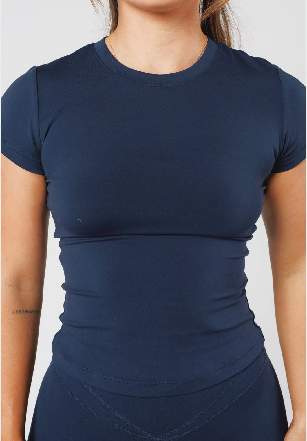 Abrasion resistant Reluna? Full Length Short Sleeve Top Ink