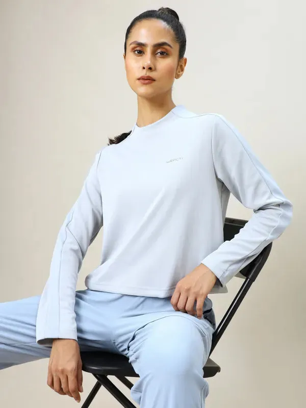 Women Colorblock Slim Fit Crew Neck Pullover with ELASTO PLUS Minimal Staple product graduation elegance