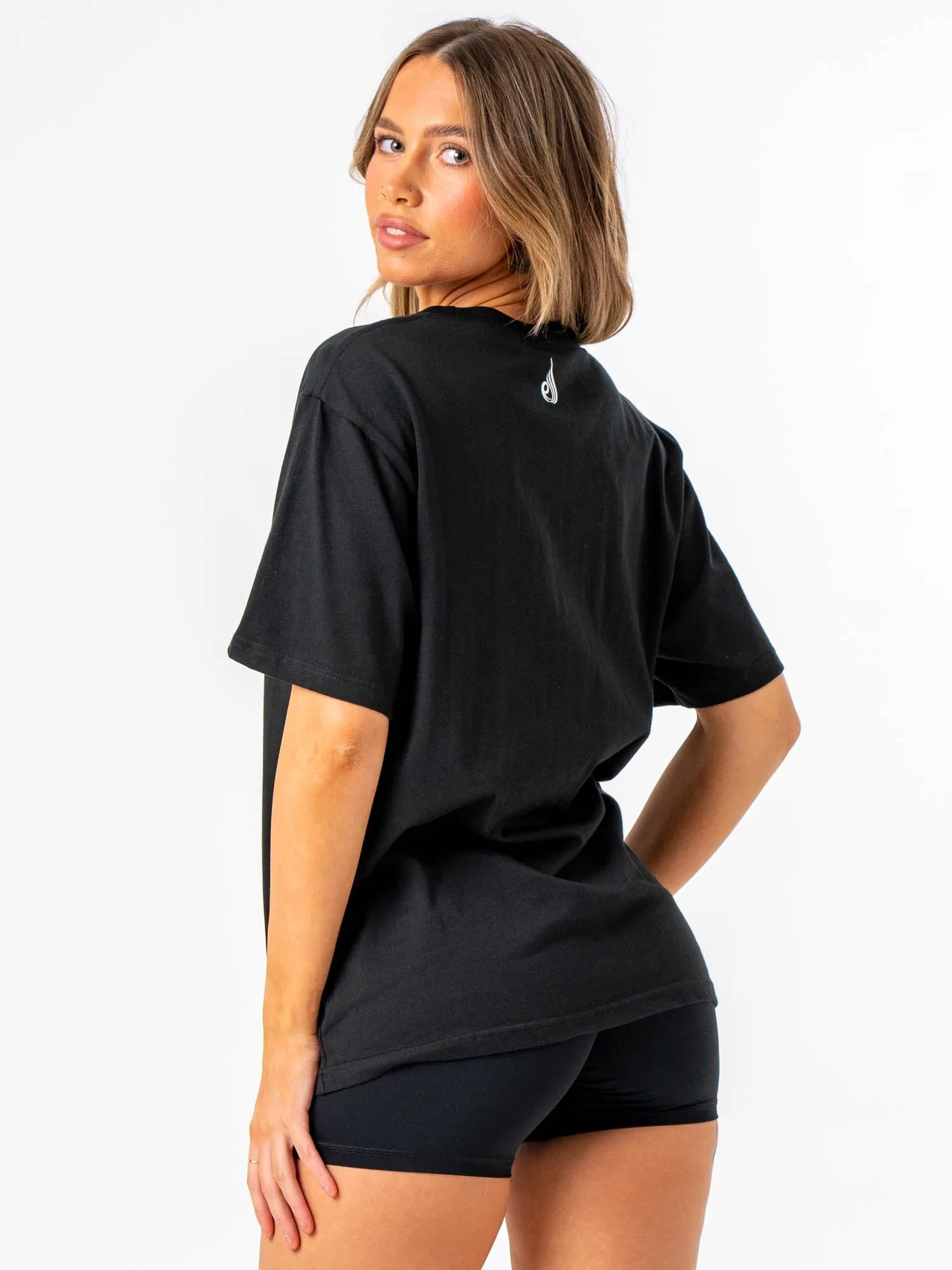 Moisture Control Fabric You vs You Oversized T-Shirt - Black