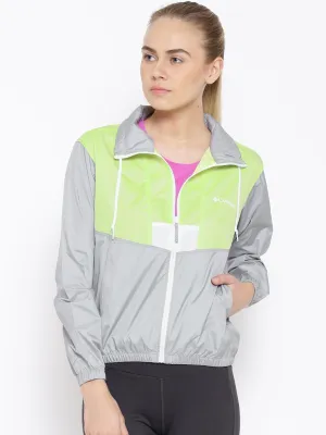 All Season Columbia Women Yellow Flashback Windbreaker