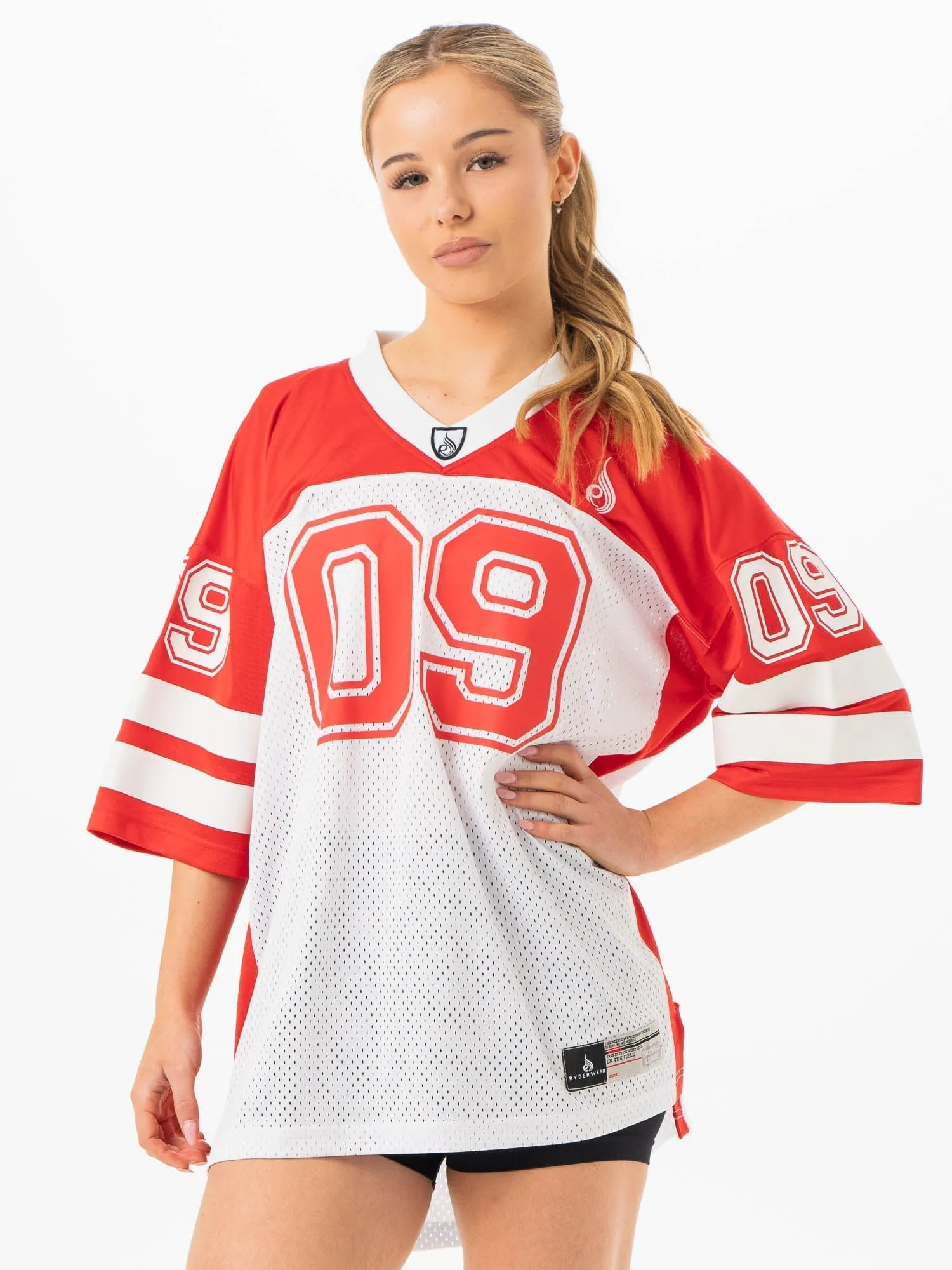 Quick Fit Design Varsity Jersey - Red