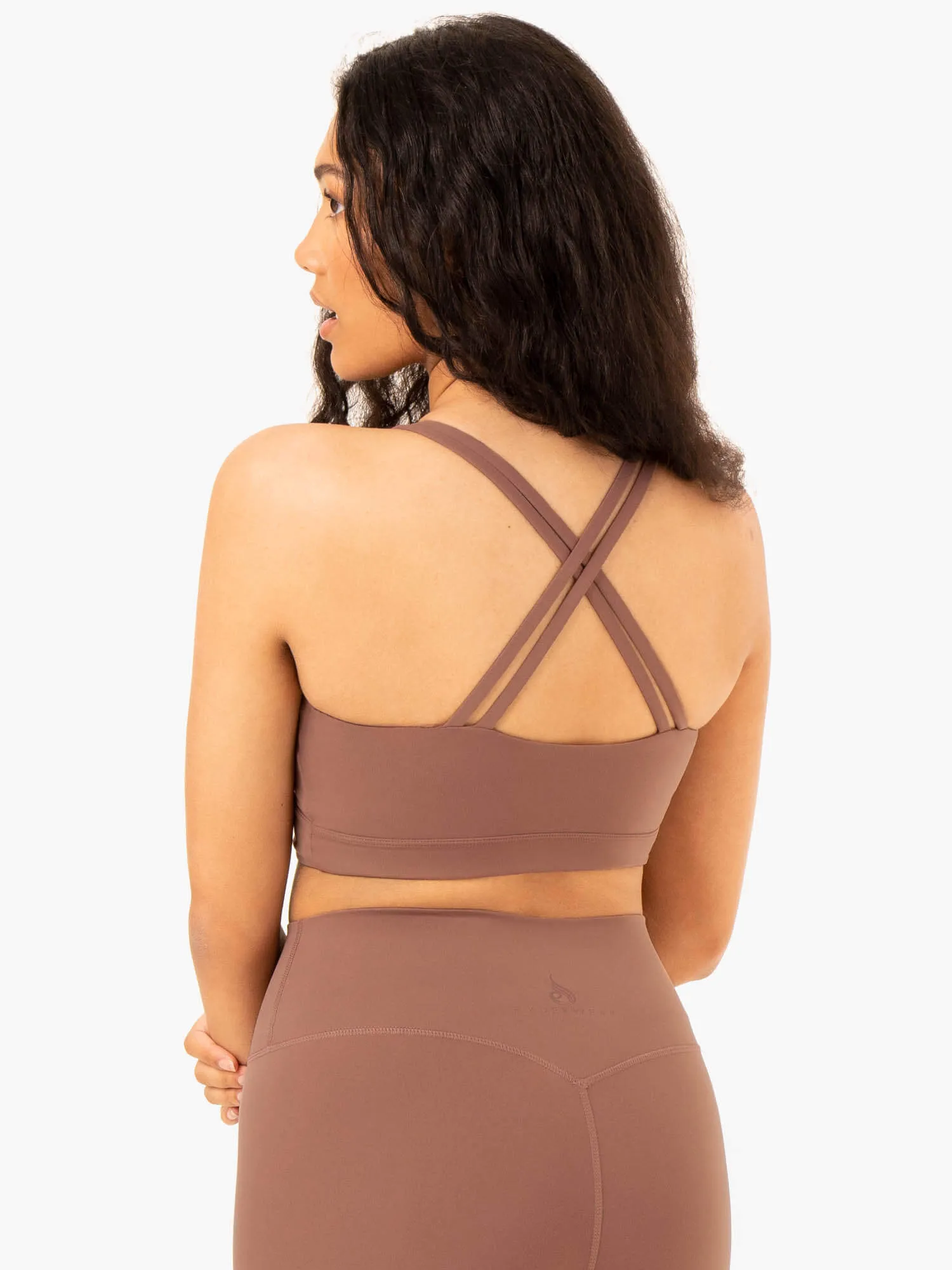 NKD Refine Sports Bra - Mocha Core training Sleeveless