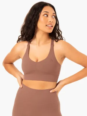 NKD Refine Sports Bra - Mocha High-quality Seamless